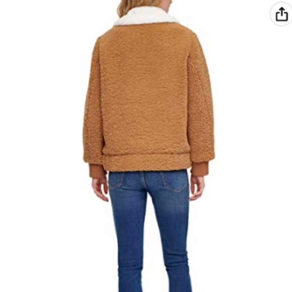 FINAL Levi's Four Pocket All Sherpa Teddy Bomber Jacket ( RUNS BIG ) - Picture 3 of 6